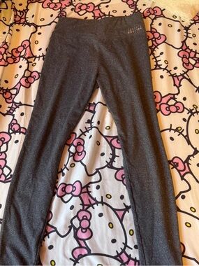 Justice Charcoal Gray Girls' Leggings